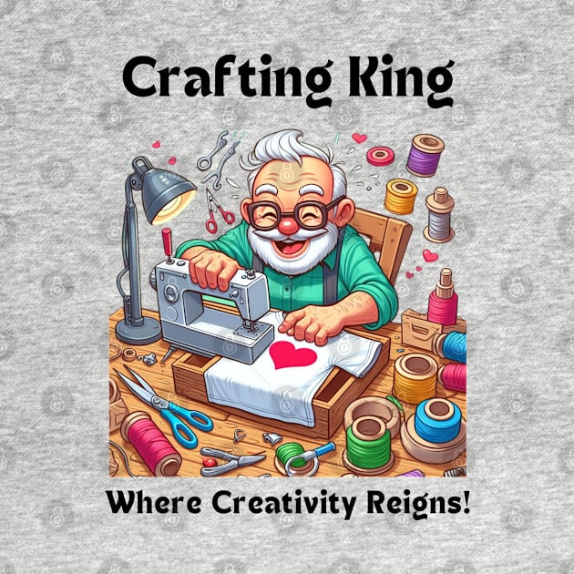 Crafting King:  Where Creativity Reigns Sewing by MugMusewear